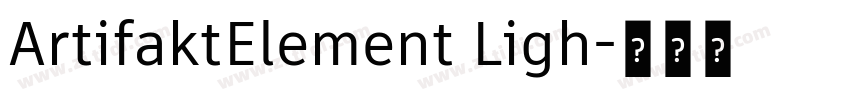 ArtifaktElement Ligh字体转换 ArtifaktElement Ligh字体转换